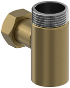 Сунержа Уголок переходной со спускным клапаном НР G 1/НГ G 3/4, цвет: золотой шёлк матовый 32-1511-0134