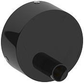 Стилье Короб скрытого подключения для электр. полотенцесушителей d5,7 см, цвет: чёрный глянцевый 17100-0500