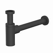 Whitecross Сифон для раковины, латунь, цвет: черный матовый A186BL