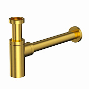 Whitecross Сифон для раковины, латунь, цвет: золото брашированное A186GLB