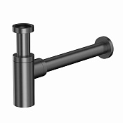 Whitecross Сифон для раковины, латунь, цвет: графит брашированный A186GM