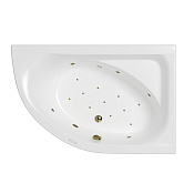 Whitecross Aquarella Ванна гидромас. угловая Relax - прав, 170х110 см, цвет: белый, фурнитура бронза 0109.170110.100.RELAX.BR