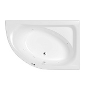 Whitecross Aquarella Ванна гидромас. угловая Soft - правая, 170х110 см, цвет: белый, фурнитура хром 0109.170110.100.SOFT.CR