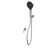 Whitecross Y Смеситель для душа с внутренней частью: ручной душ, шланг, цвет: никель брашированный YSET02TOPNIB