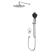 Whitecross Y Смеситель для душа с внутренней частью, настенный верхний душ, цвет: хром глянцевый YSET05TOPCR