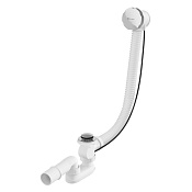 Whitecross Слив-перелив для ванны, тросик 60 см, цвет: никель брашированный SPWC60NIB