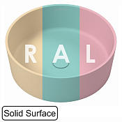 Whitecross Agate Раковина чаша из Solid Surface d40,5 см, без перелива, цвет: по RAL матовый 0701.040040.2XXXX