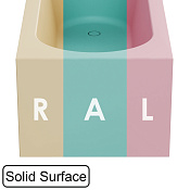 Whitecross Экран для ванны боковой, цвет: по RAL матовый 1102.0XXXX.2XXXX