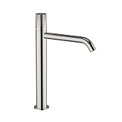 Cisal X32 Смеситель для раковины, без д/к, высота излива 20 см, цвет: inox spazzolato X1003544D1