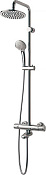Ideal Standard IdealRain Душевая стойка: термостат, верхний душ, штанга 158 см, цвет: chrome A5778AA