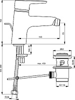Ideal Standard Connect Blue Смеситель для биде, цвет: chrome B9920AA