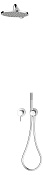 Keuco Ixmo Sets Душевой комплект: рычаж. встр. смеситель, без излива, шланг, ручной душ, цвет: хром 59651 010301