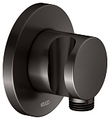 Keuco Ixmo Шланговое подключение с держателем душевой лейки DN15, цвет: титан черный 59592 350001