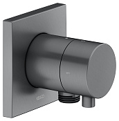 Keuco Ixmo Запорный вентиль с переключателем на 2 потреб. DN15 и выводом шланга, цвет: хром черный 59557 131102