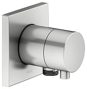 Keuco Ixmo Вентиль-переключатель на 2 потреб. DN15, внеш. часть, с выводом шланга, цвет: нерж. сталь 59556 211102