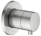 Keuco Ixmo Вентиль-перекл. 2 потреб. DN15, внеш. часть, с выводом шланга и держ., цвет: нерж. сталь 59556 211001