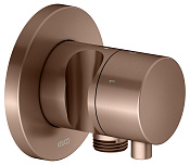 Keuco Ixmo Запорный вентиль с переключателем на 3 потреб. DN15 и держ. лейки, цвет: красное золото 59549 291201