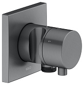 Keuco Ixmo Запорный вентиль с переключателем на 3 потреб. DN15 и держателем лейки, цвет:хром черный 59549 131202