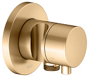 Keuco Ixmo Вентиль-переключатель на 3 потреб. DN15, внеш. часть, выводом шланга и держ., цвет:латунь 59548 251201