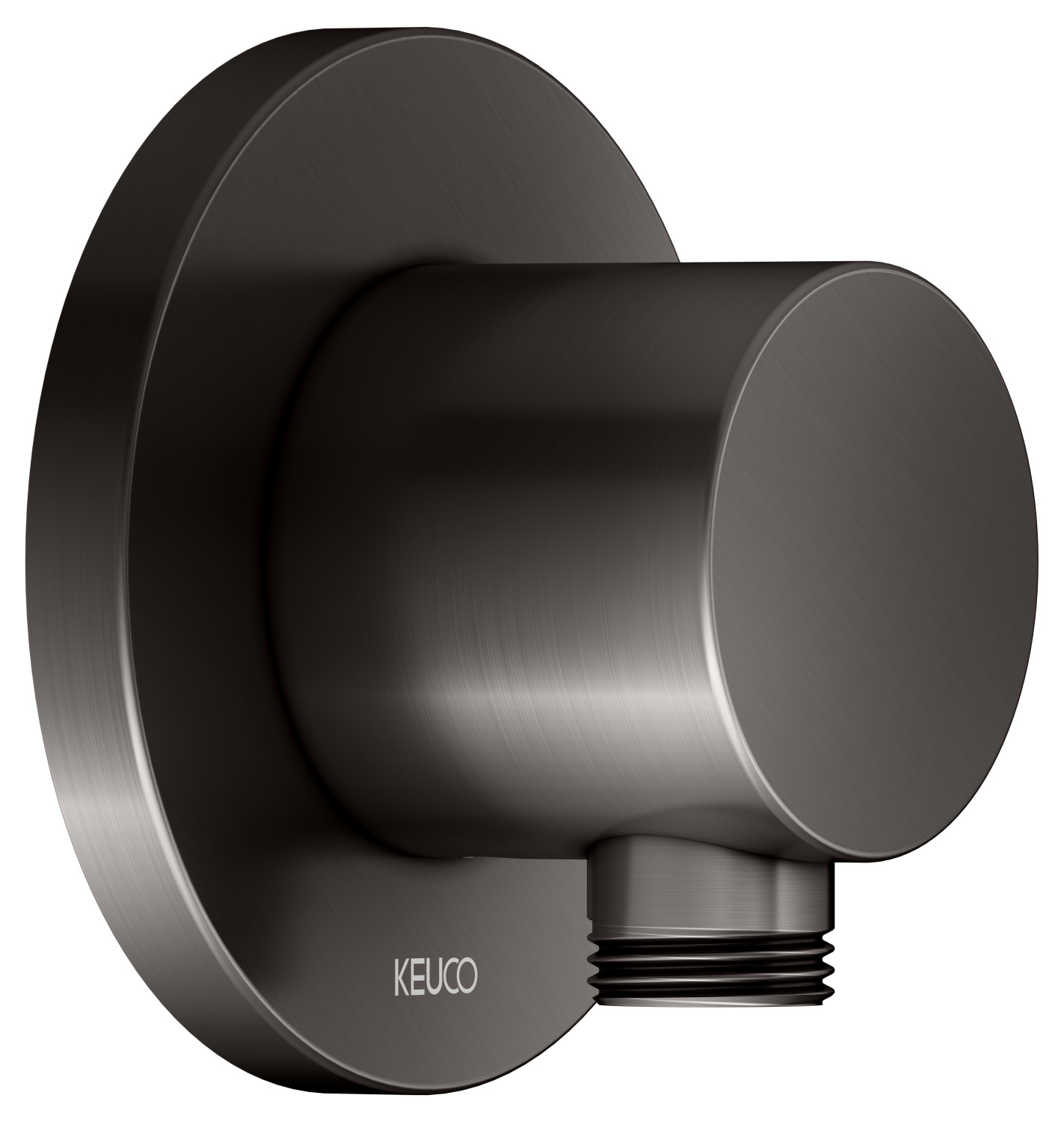 Keuco Ixmo Шланговое подключение DN15, круглая розетка, цвет: титан черный 59547 350001