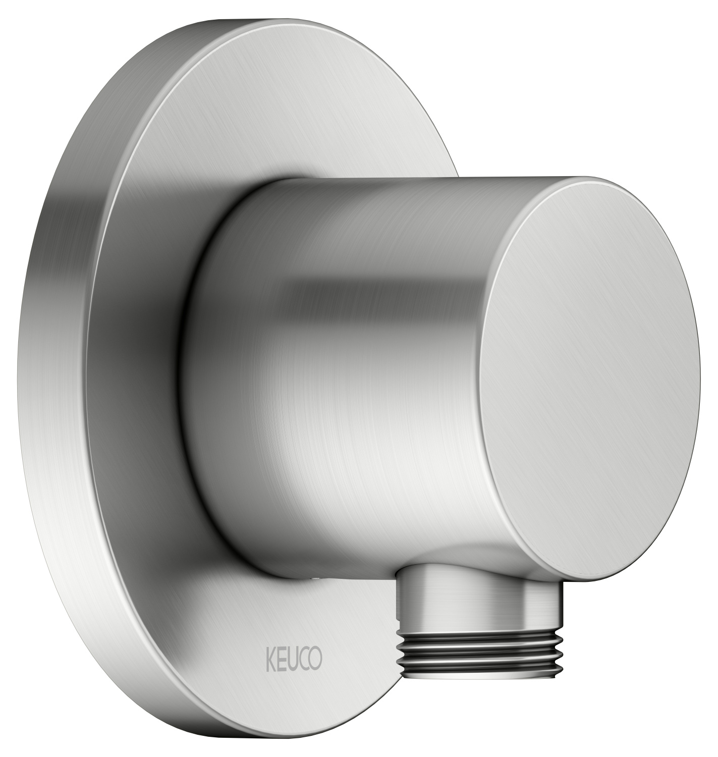 Keuco Ixmo Шланговое подключение DN15, круглая розетка, цвет: нержавеющая сталь 59547 210001