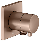 Keuco Ixmo Запорный вентиль DN15, внешняя часть, c выводом для шланга, цвет: красное золото 59541 291102