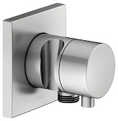 Keuco Ixmo Запорный вентиль с выпуском для шланга и держателем, внешняя часть, цвет: нерж. сталь 59541 211202