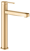 Keuco Ixmo Смеситель для раковины рычаж.210, без д/к и гарнитура слива, изл. 21,5 см, цвет:латунь 59510 253100
