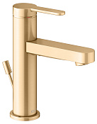 Keuco Ixmo Смеситель для раковины рычажный 100, с д/к и гарнитуром для слива, цвет: латунь 59502 253000