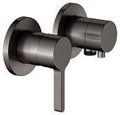 Keuco Edition 400 Смеситель для душа встр., внешняя часть, 2 потреб., переключ. цвет: титан черный 51551 351121