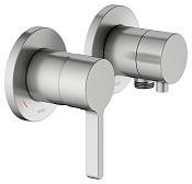 Keuco Edition 400 Смеситель для душа встраиваемый, на 2 потреб., с переключателем, цвет: нерж. сталь 51551 211121