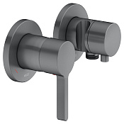 Keuco Edition 400 Смеситель для душа встр., 2 потреб., с держателем и переключ., цвет: хром черный 51551 131221