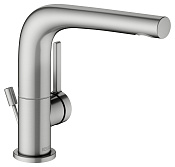 Keuco Edition 400 Смеситель для раковины рыч. 150, с д/к и гарнитуром для слива, цвет:нерж. сталь 51505 210000