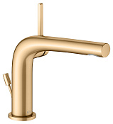 Keuco Edition 400 Смеситель для раковины рычажный 120, с д/к и гарнитуром для слива, цвет: латунь 51504 250002