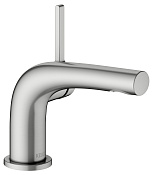 Keuco Edition 400 Смеситель для раковины рыч. 80, без д/к и гарнитура для слива, цвет:нерж. сталь 51504 210100