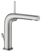 Keuco Edition 400 Смеситель для раковины рыч. 150, с д/к и гарнитуром для слива, цвет:нерж. сталь 51502 210000