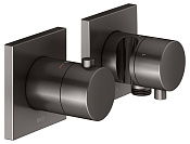 Keuco Edition 11 Смеситель для душа термостат. 3 потреб., встр., внешняя часть, цвет: титан черный 51153 351232