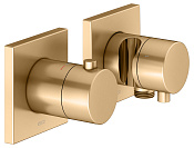 Keuco Edition 11 Смеситель для душа термостатический 3 потреб., встр., внешняя часть, цвет: латунь 51153 251232