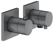 Keuco Edition 11 Смеситель для душа термостат., 2 потреб., встр., внешняя часть, цвет: хром черный 51153 131122