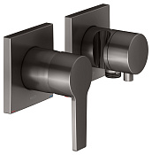 Keuco Edition 11 Смеситель для душа встр., 2 потреб., с держателем и переключ., цвет: титан черный 51151 351222