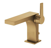 Keuco Edition 11 Смеситель для раковины рычажный 110, с д/к и гарнитуром для слива, цвет: бронза 51104 030000