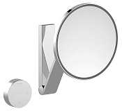 Keuco Kosmetikspiegel Косметическое зеркало подвес., 5ти крат. увелич., подсветка, цвет: нерж. сталь 17612 219002