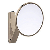 Keuco Kosmetikspiegel Косметическое зеркало подвесное, 5-ти кратное увелич., подсветка, цвет: никель 17612 059004