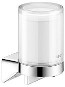 Keuco Aveno Дозатор жидкого мыла, подвесной, стеклянная колба, с клеевым комплектом, цвет: хром 14652 019000