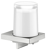 Keuco Edition 11 Дозатор жидкого мыла, подвесной, стеклянная колба, цвет: нержавеющая сталь 11152 219000