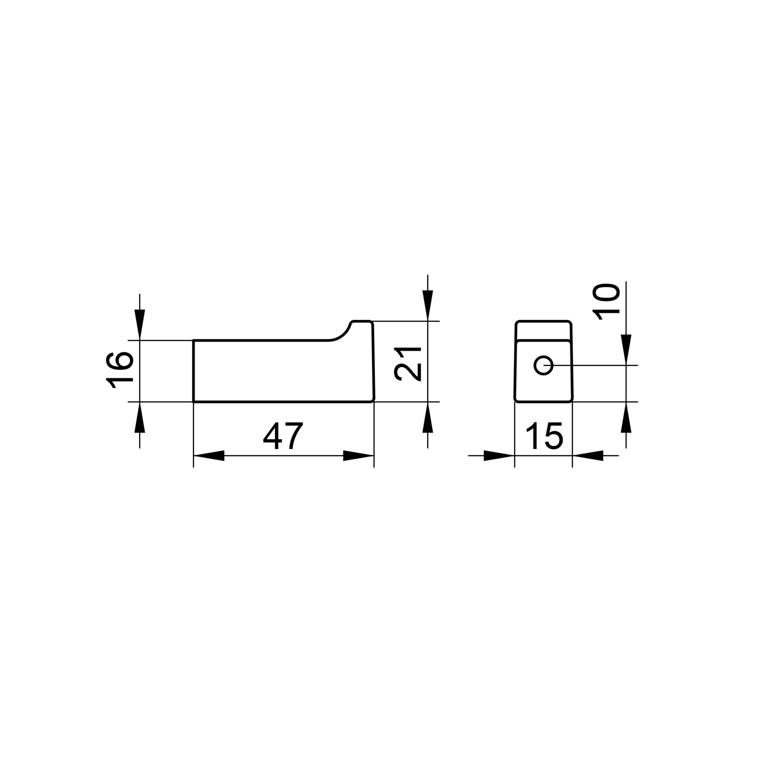 Keuco Edition 11 Крючок для полотенца, подвесной, цвет: латунь 11114 250000