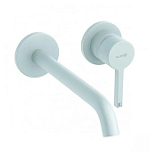 Kludi Nova Fonte Pura Смеситель для раковины встр., внешняя часть, длина изл. 22см, цвет: бел. мат. 202455315