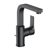 Kludi Zenta SL Смеситель для раковины, с д/к, высота излива 22 см, цвет: черный матовый 480273965