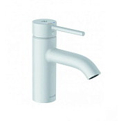 Kludi Bozz Смеситель для раковины на 1 отверстие, c д/к, длина излива 7,5 см, цвет: белый матовый 382665376