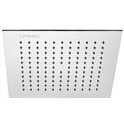 Carimali Doccia Верхний душ без кронштейна 23,8 см, с 1 видом струи, цвет: нержавеющая сталь SLM0005CRX